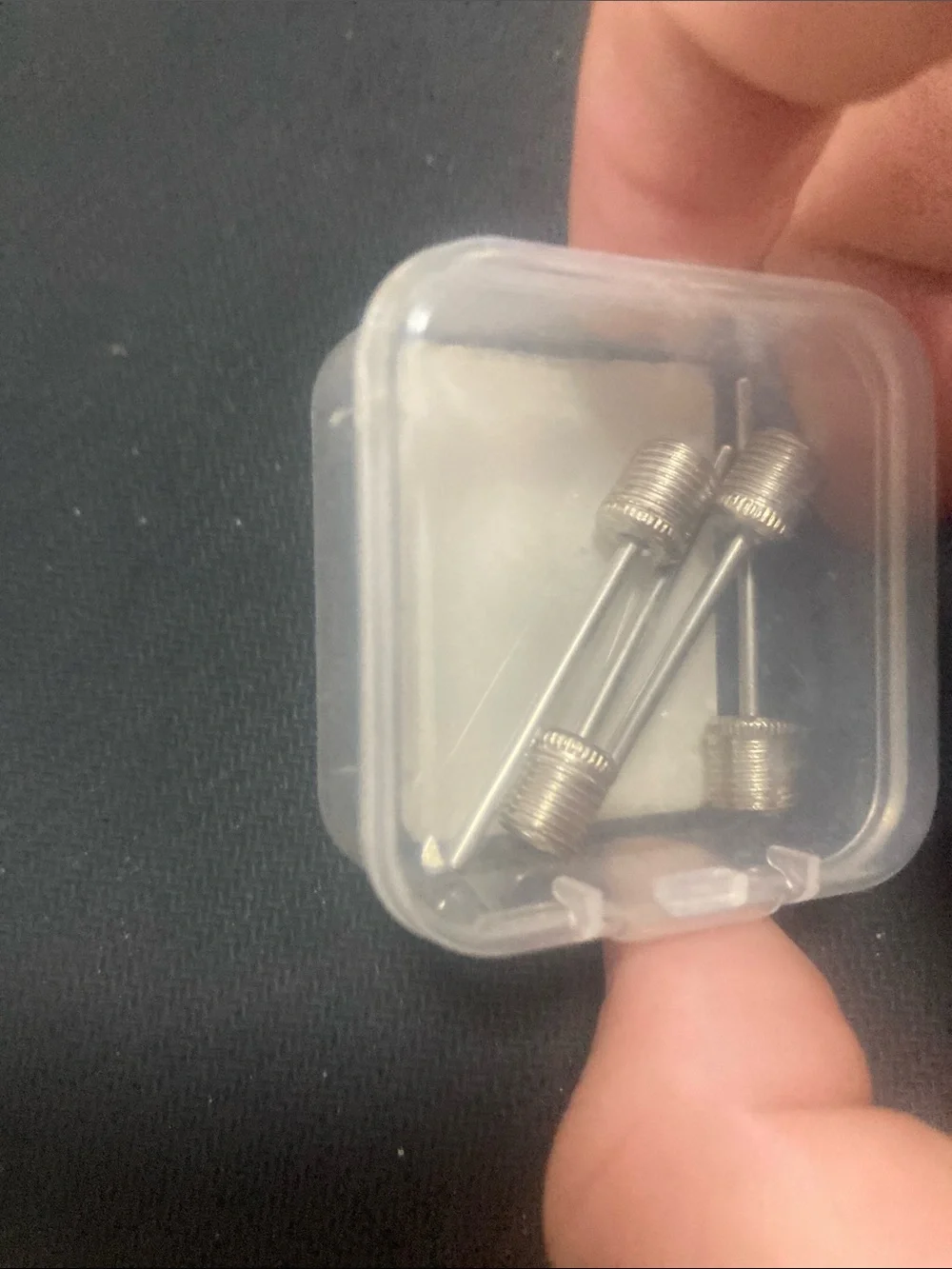 Universal Silver Air Pump Needle Adapter Set - 4 Pack